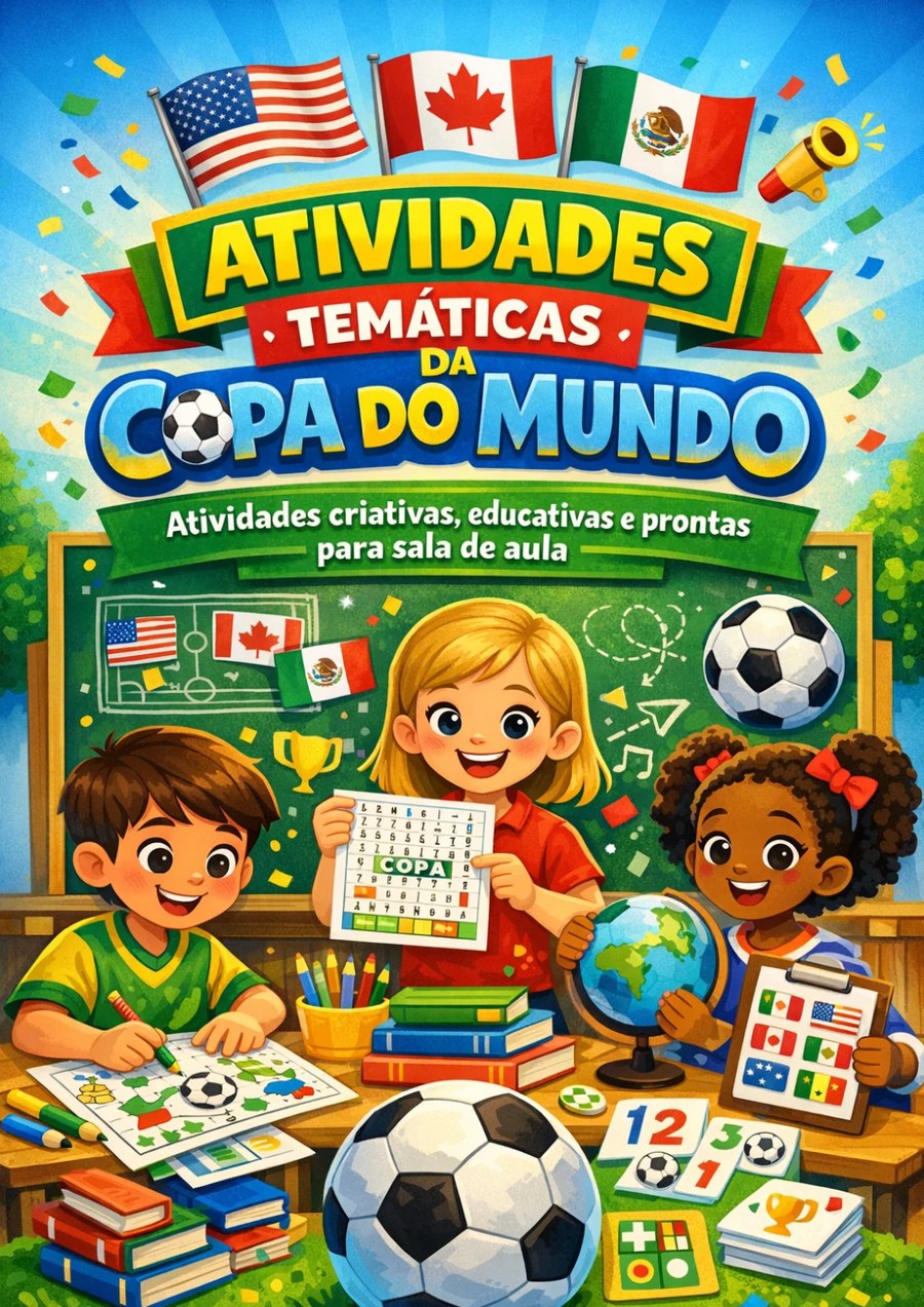Prévia das atividades temáticas do Copa Kids